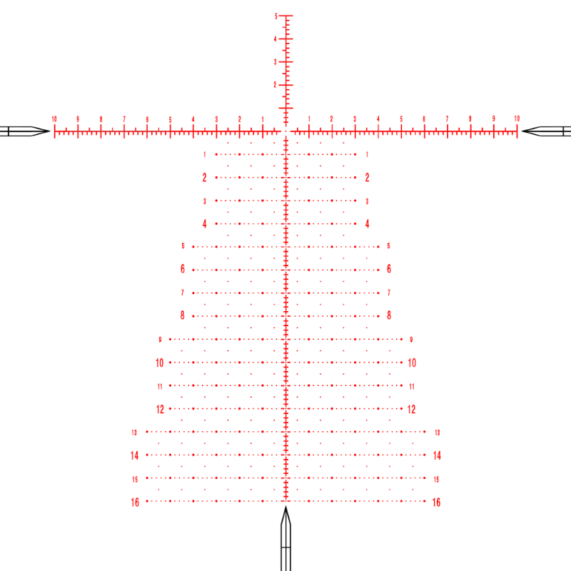 AKRA Precision PROCOMP MRAD reticle