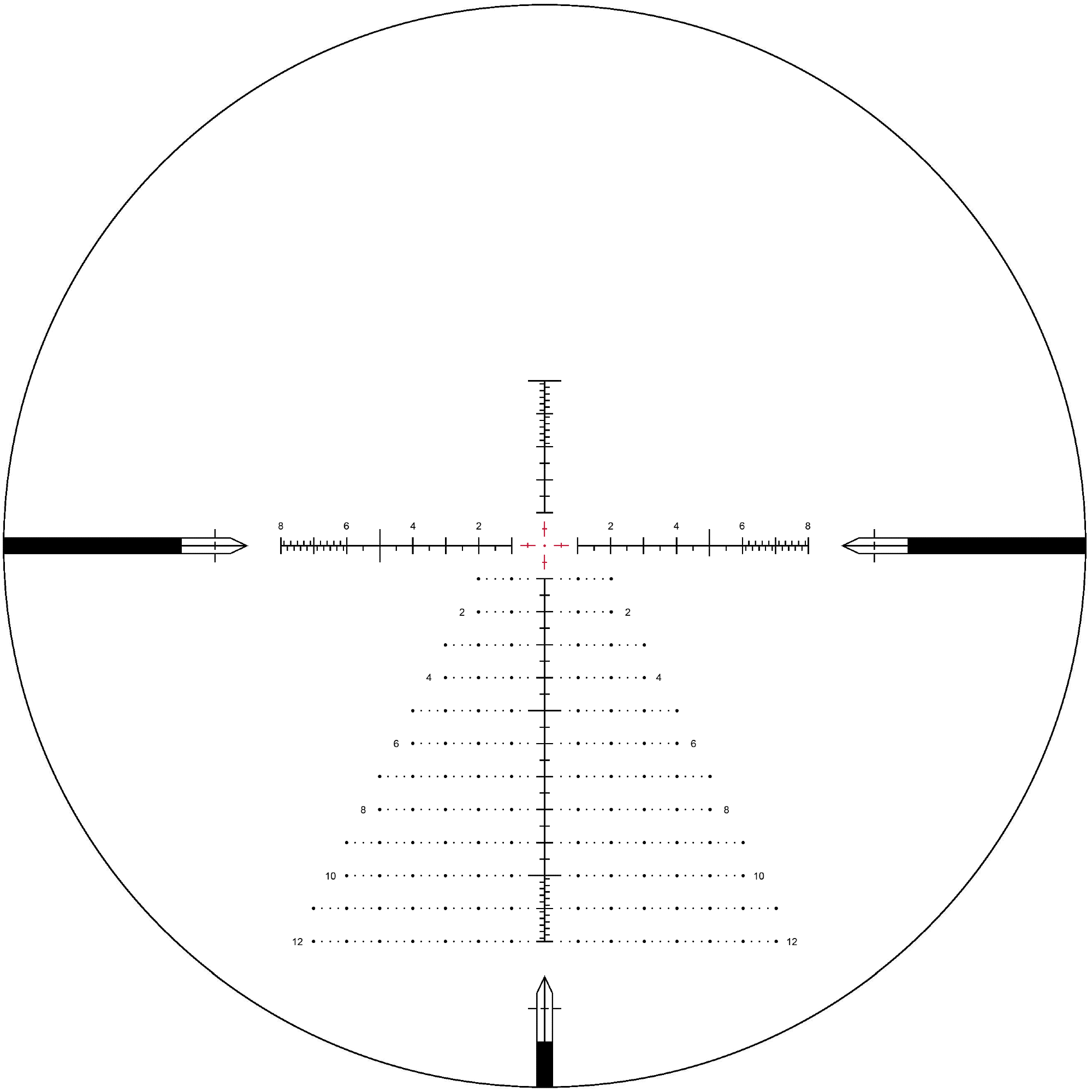 Arken Optics VPR MIL reticle