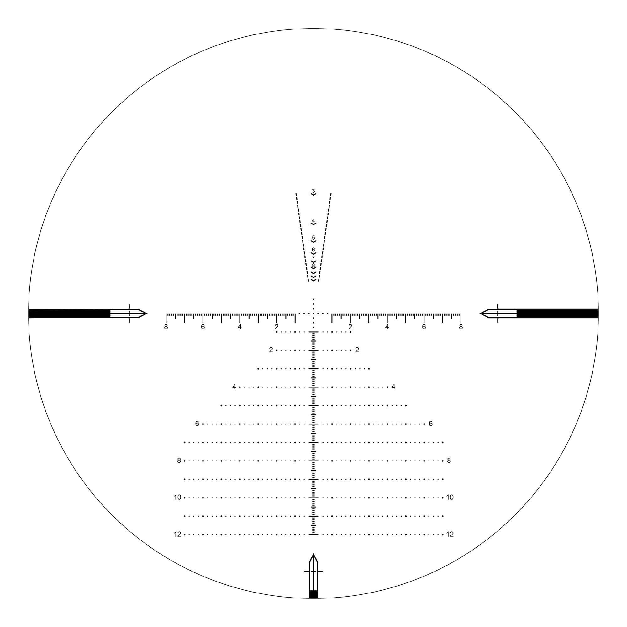 Arken Optics Arken FFP EPR MIL reticle reticle
