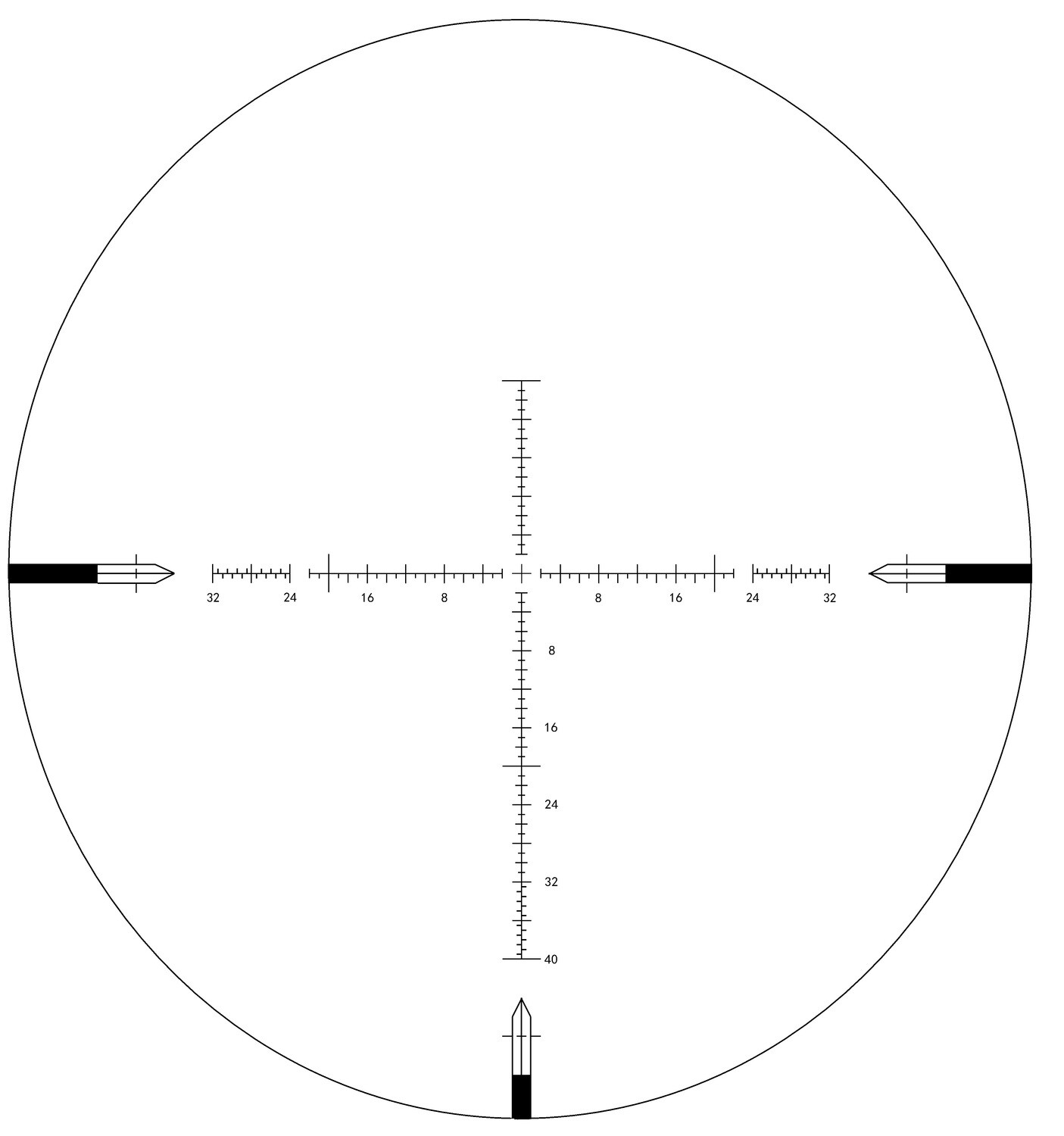 Arken Optics Arken FFP SHR MOA reticle (new 2020) reticle