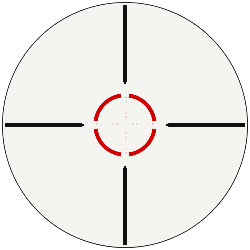 Athlon AHSR14 FFP IR MIL reticle