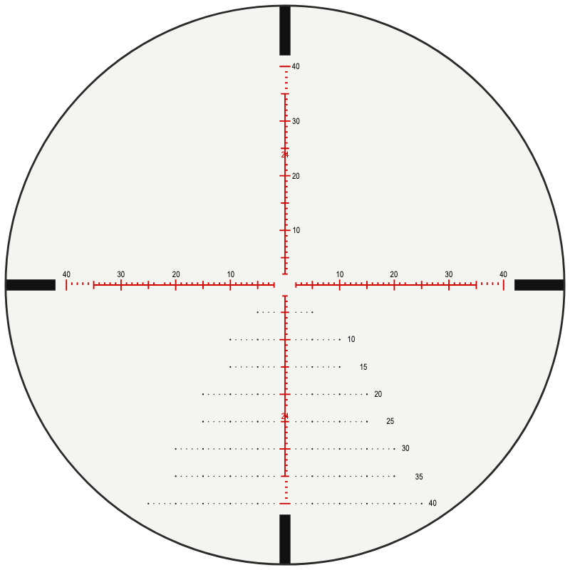 Athlon APLR3 FFP IR MOA HD reticle