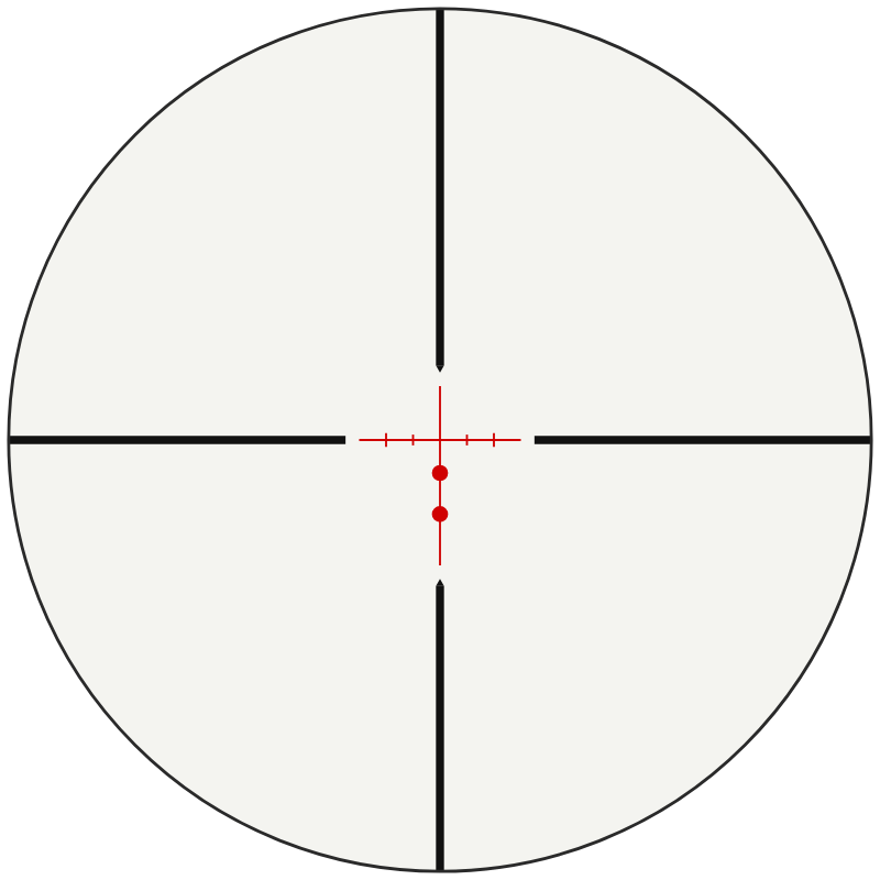 Athlon BDC 250 Muzzleloader reticle