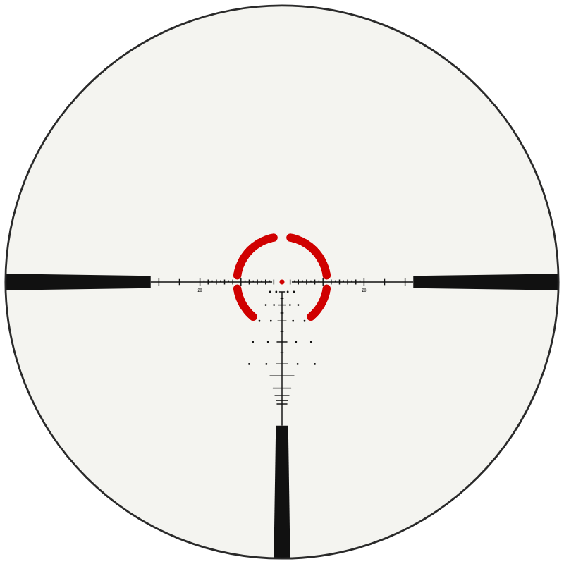 Athlon ATMR2 FFP IR MOA reticle