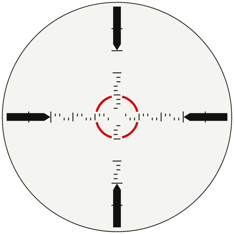 Athlon ATSR16 FFP IR MOA reticle