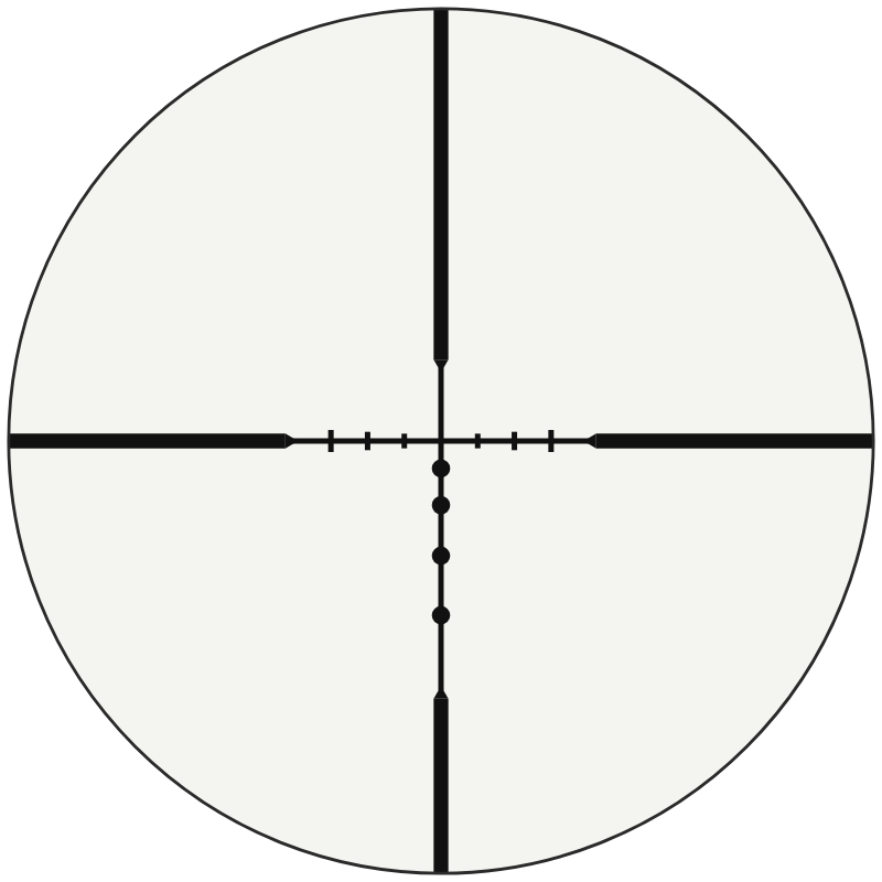 Athlon BDC 600 Advanced Hunting Scope reticle