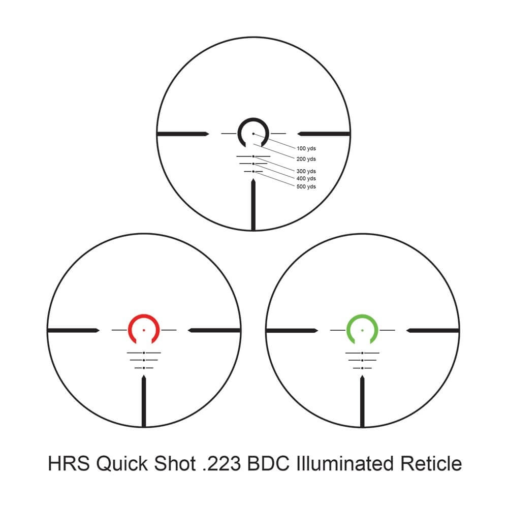 Barska Barska LevelHD 1-4×24 horseshoe dot reticle