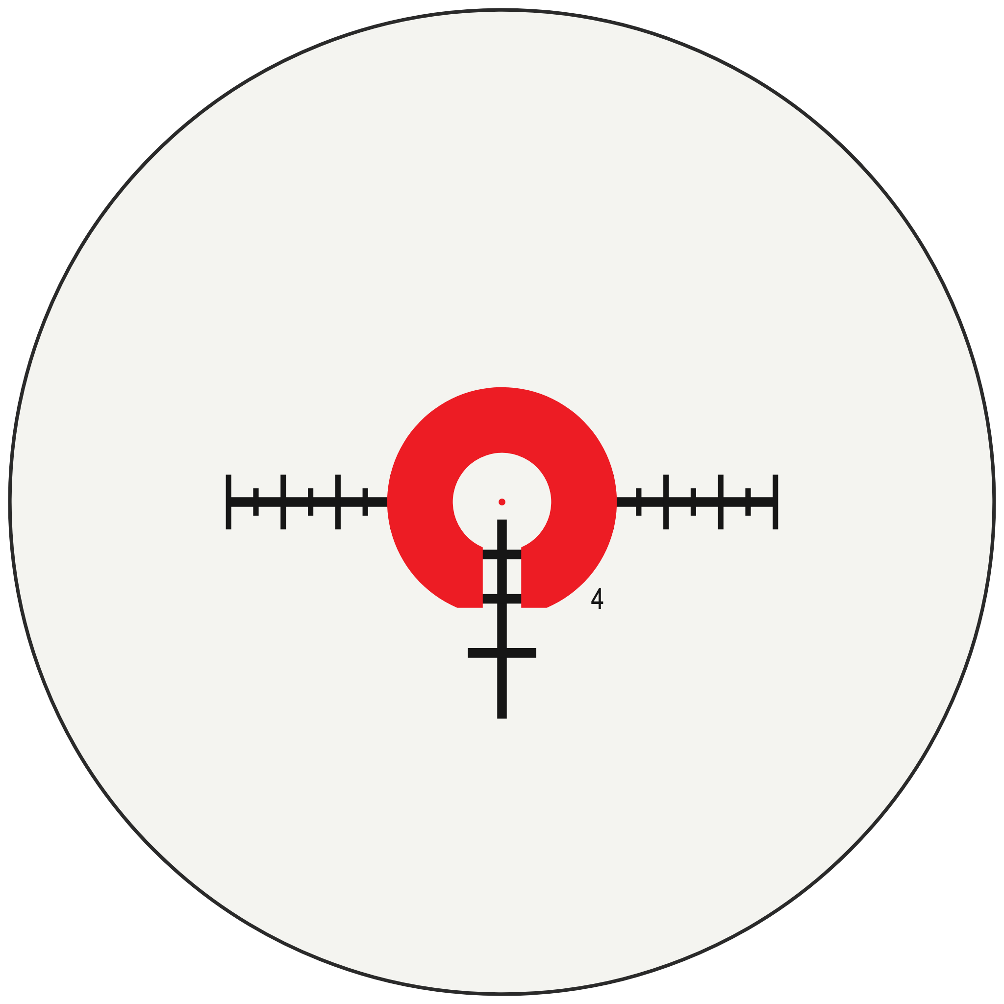 Burris Ballistic 3x™ reticle