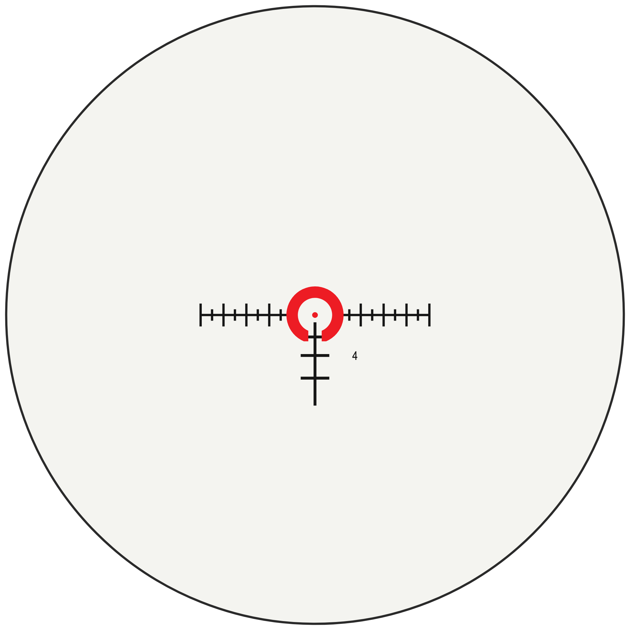 Burris Ballistic 5x™ reticle