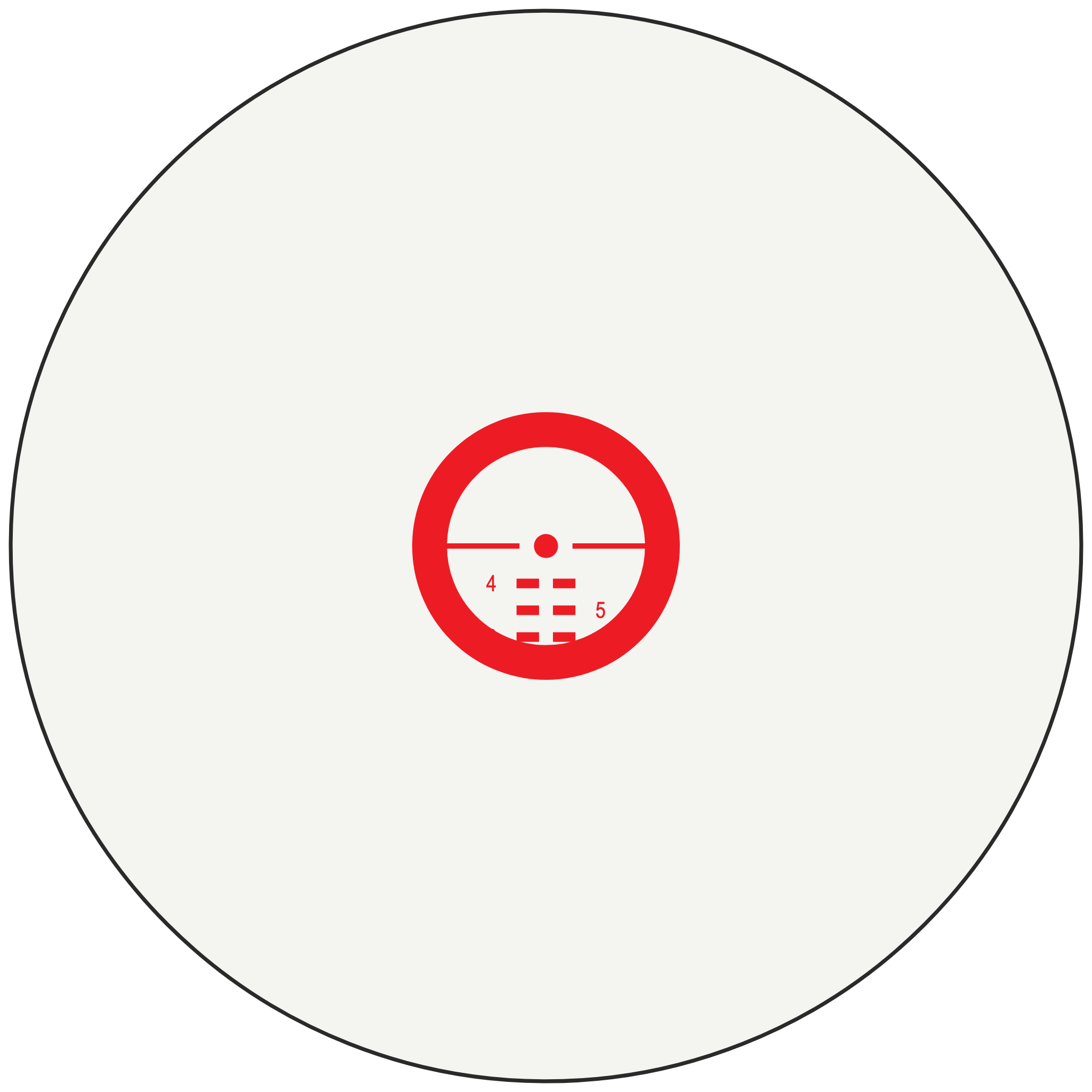 Burris Ballistic Cq™-1x reticle