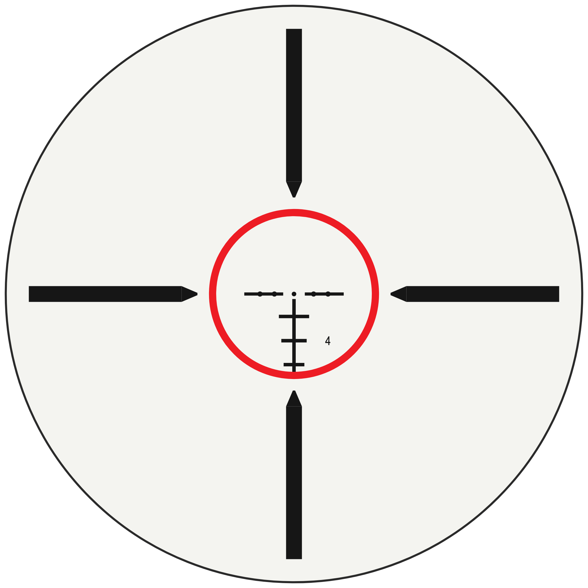 Burris Ballistic Circle Dot reticle