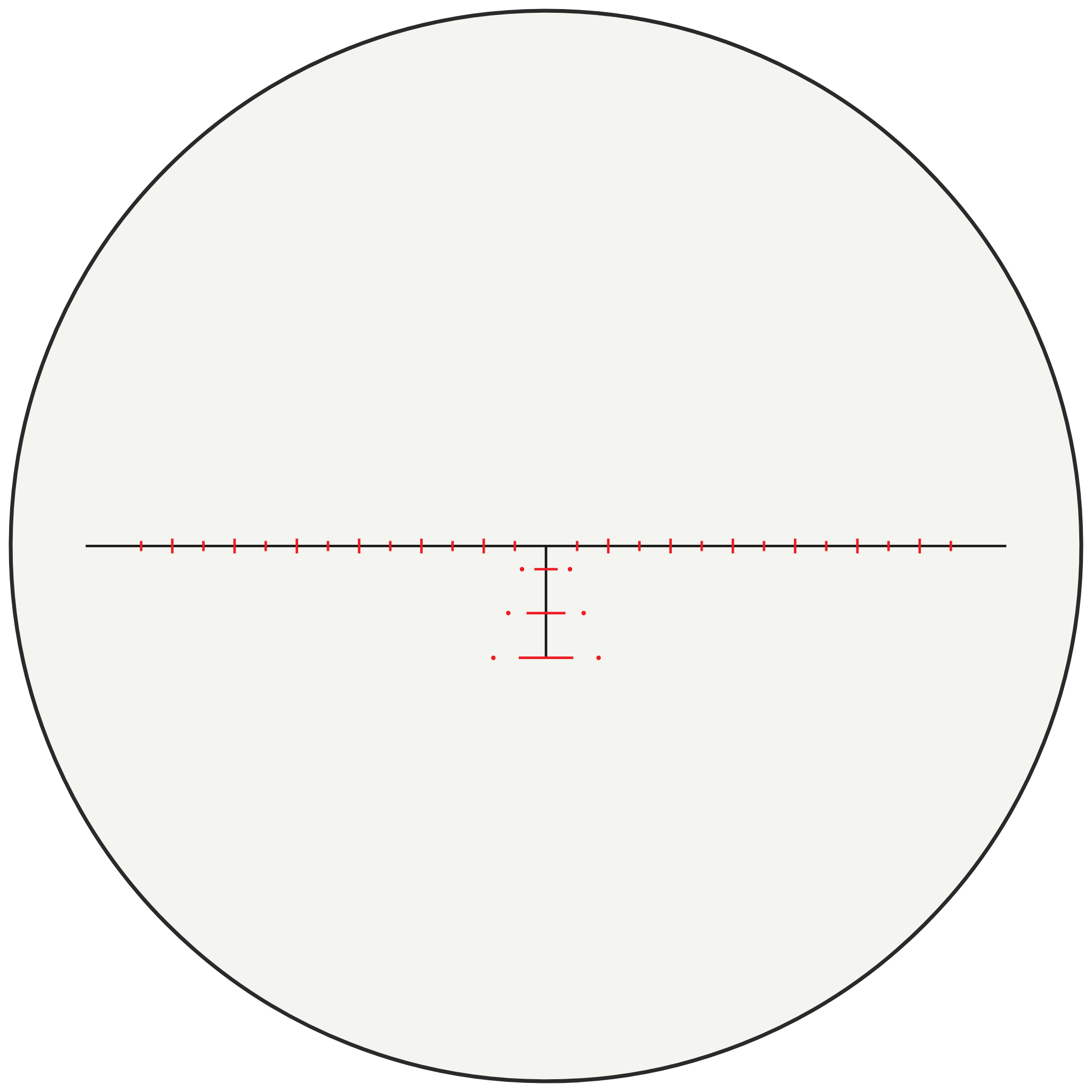 Burris Ballistic E3™ Illuminated reticle