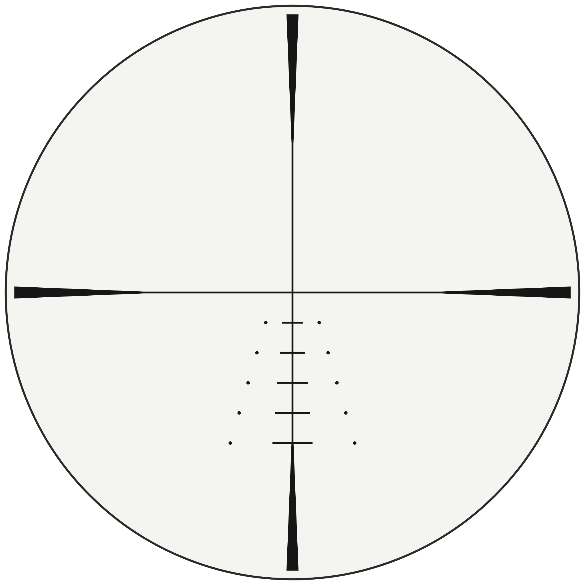 Burris Ballistic Plex E1™ FFP reticle