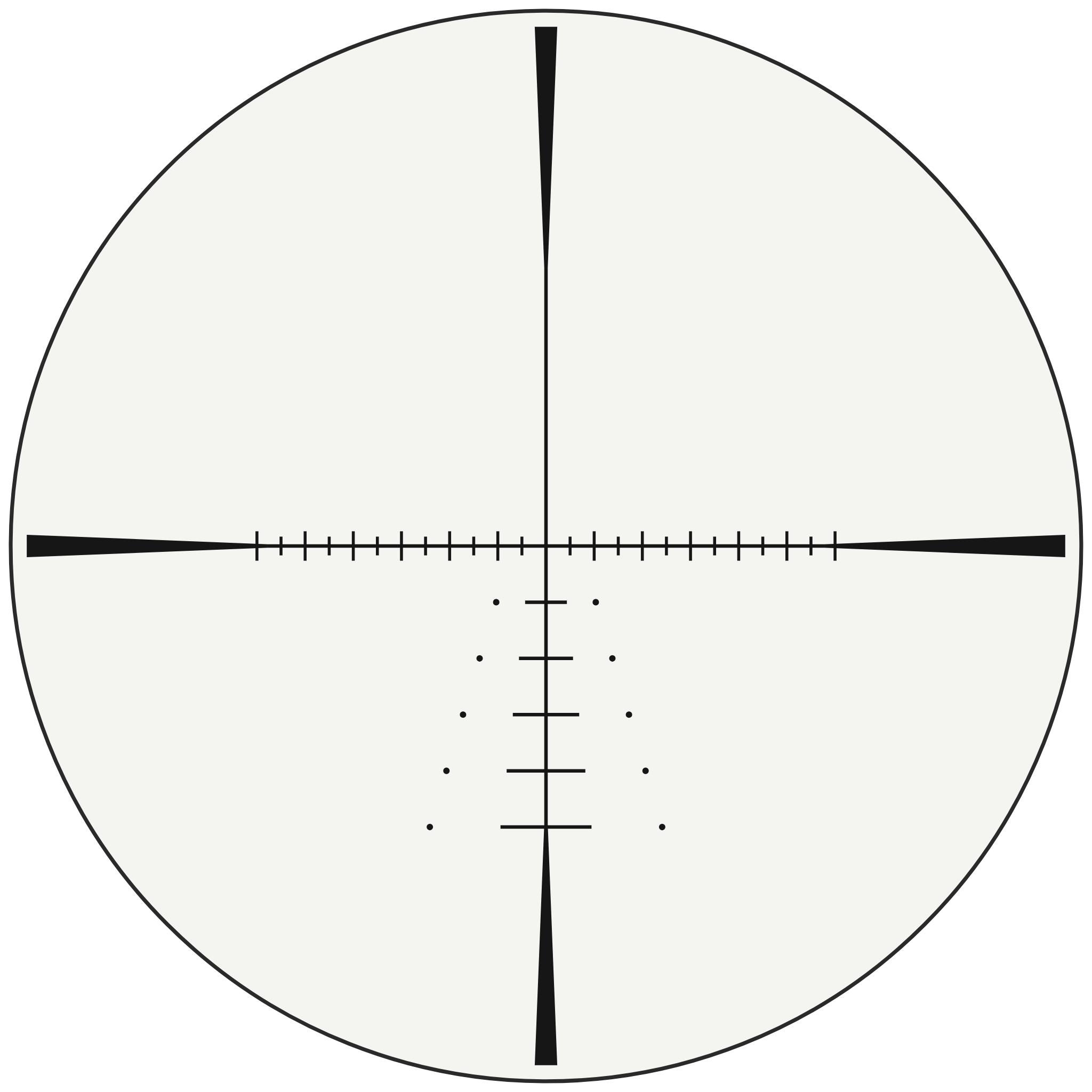 Burris Ballistic Plex E1™ FFP Varmint reticle
