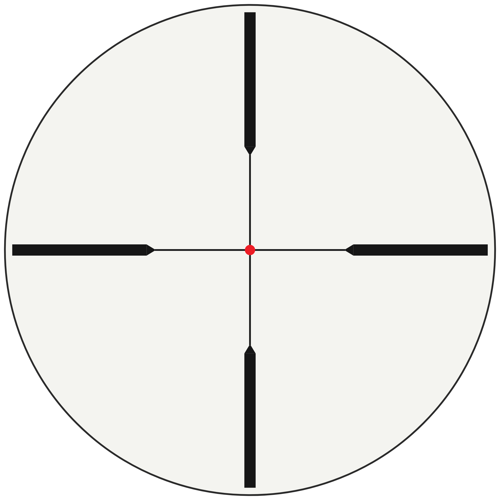 Burris Fiber Dot Plex reticle
