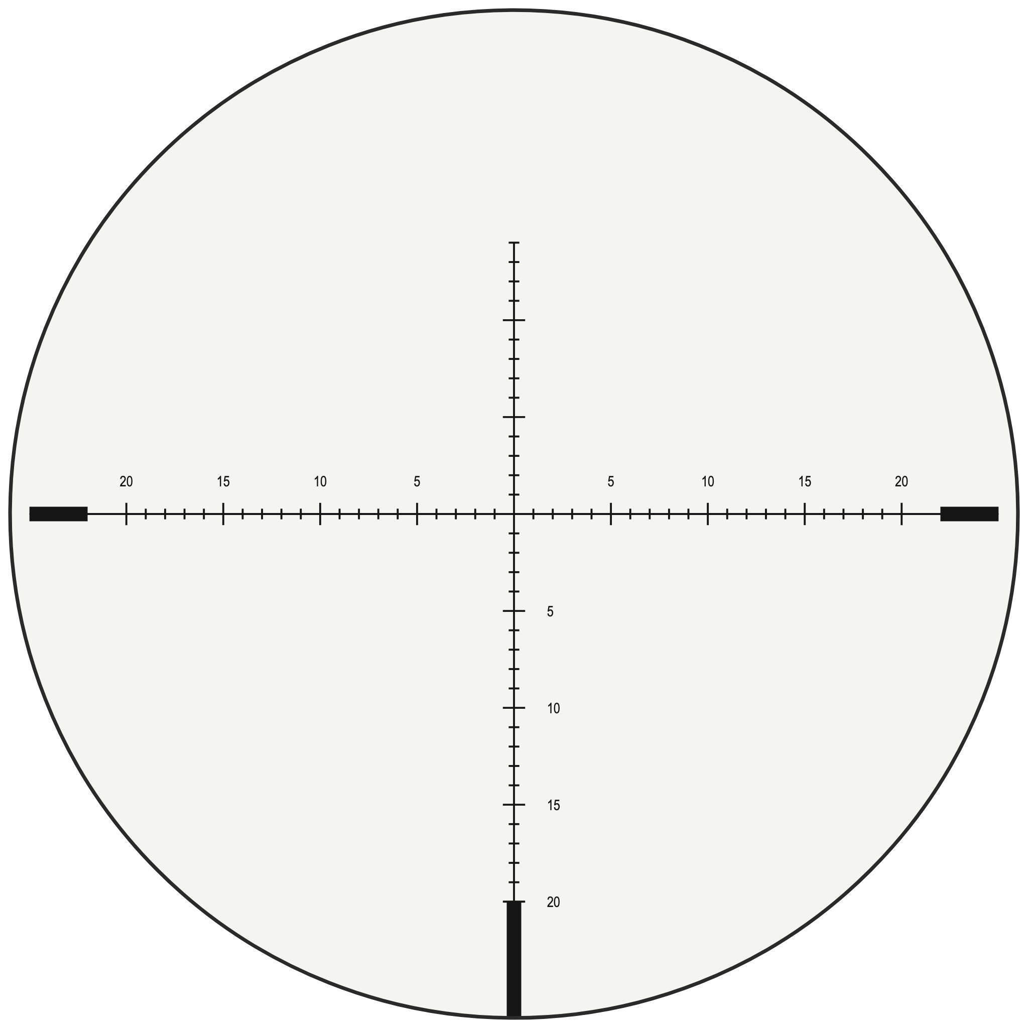 Burris Long-Range MOA reticle