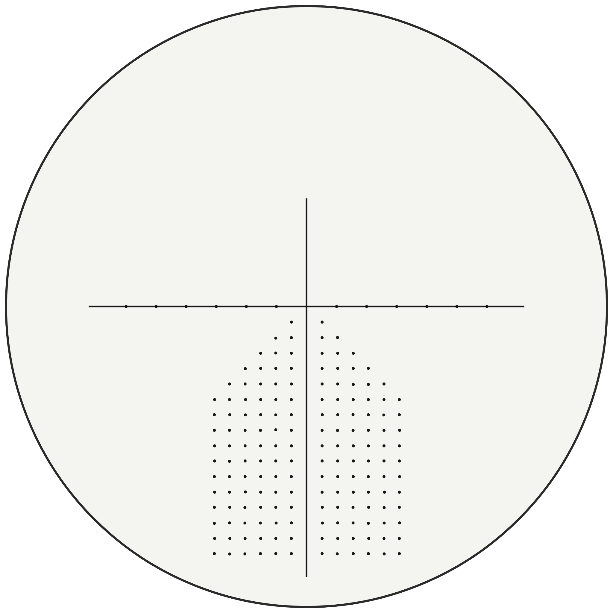 Burris X177 Eliminator 6 reticle