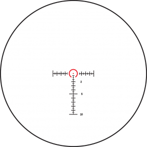 Burris Ballistic CQ Mil reticle