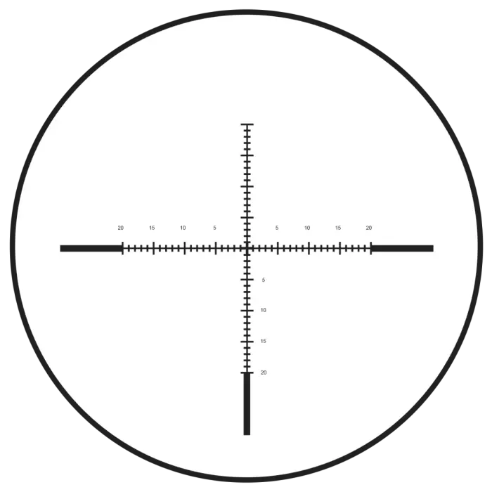 Burris 3x-12x Long-Range MOA reticle