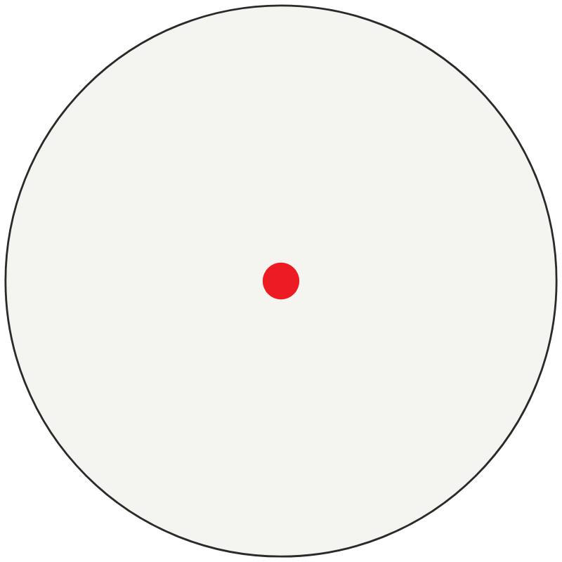Bushnell 4 MOA Dot reticle