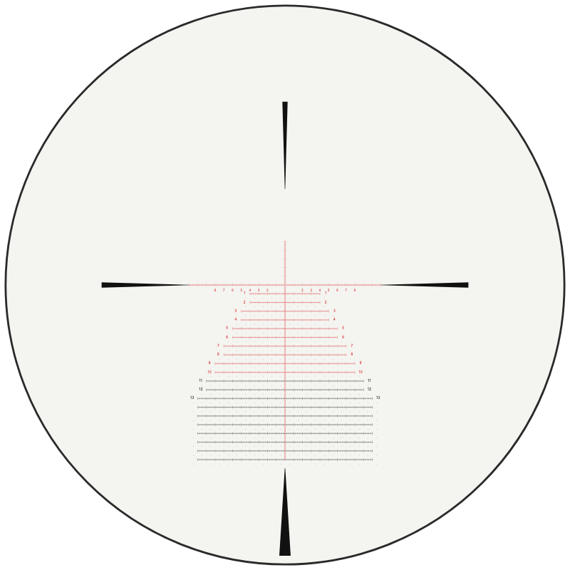 Bushnell DM2 MRAD reticle