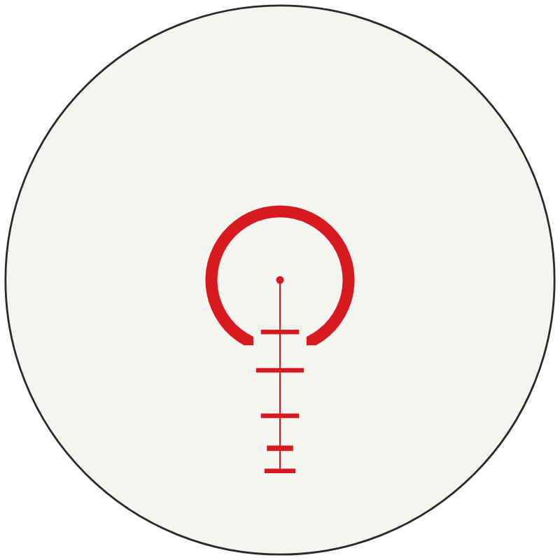 Bushnell Illuminated BDC reticle