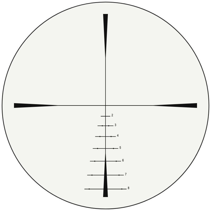 Bushnell Illuminated Doa-LRH800 reticle