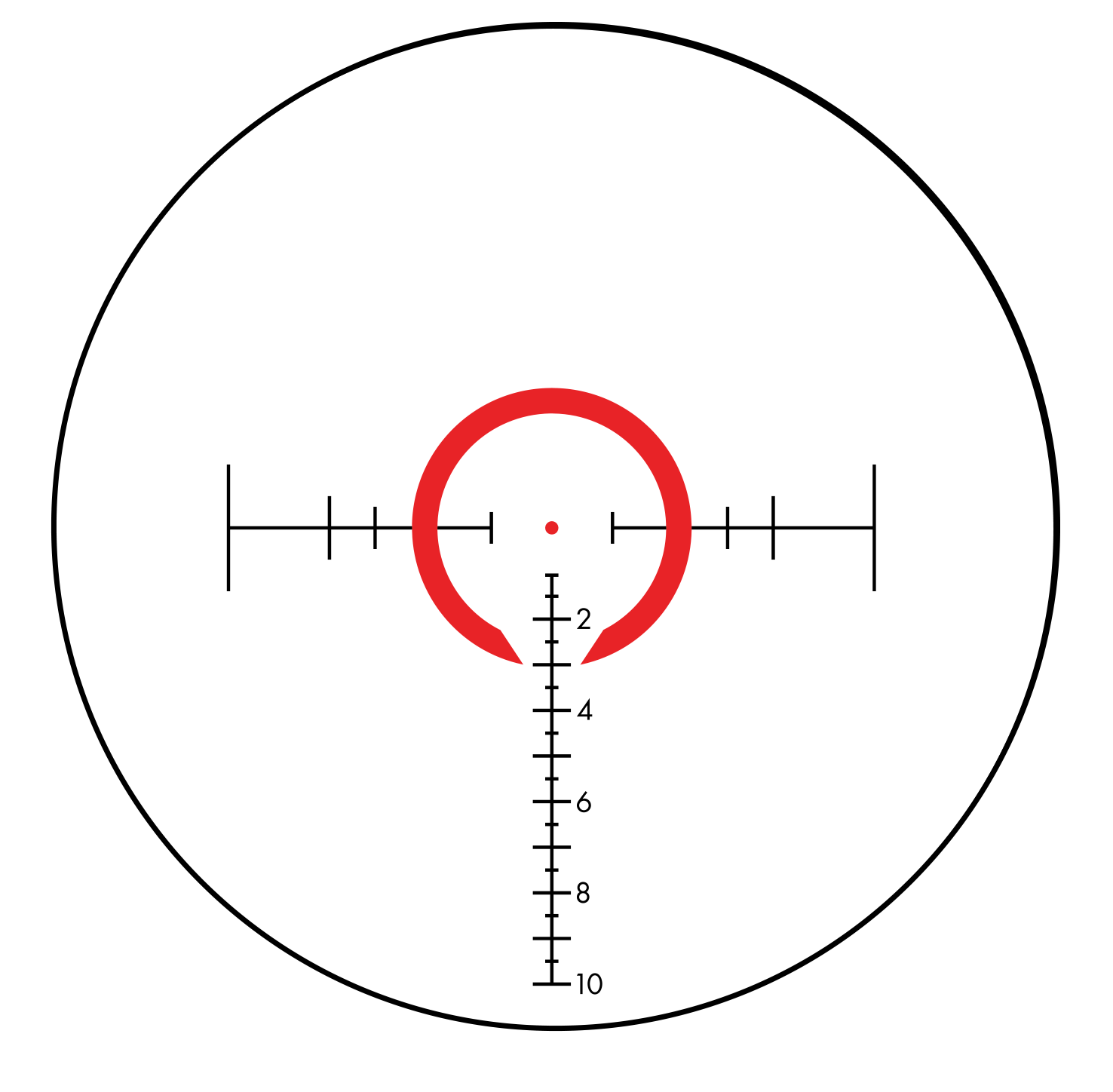 Bushnell Bushnell Elite Tactical SMRS 1-8.5×24 FFP BTR-2 reticle (SKU ET18524) reticle