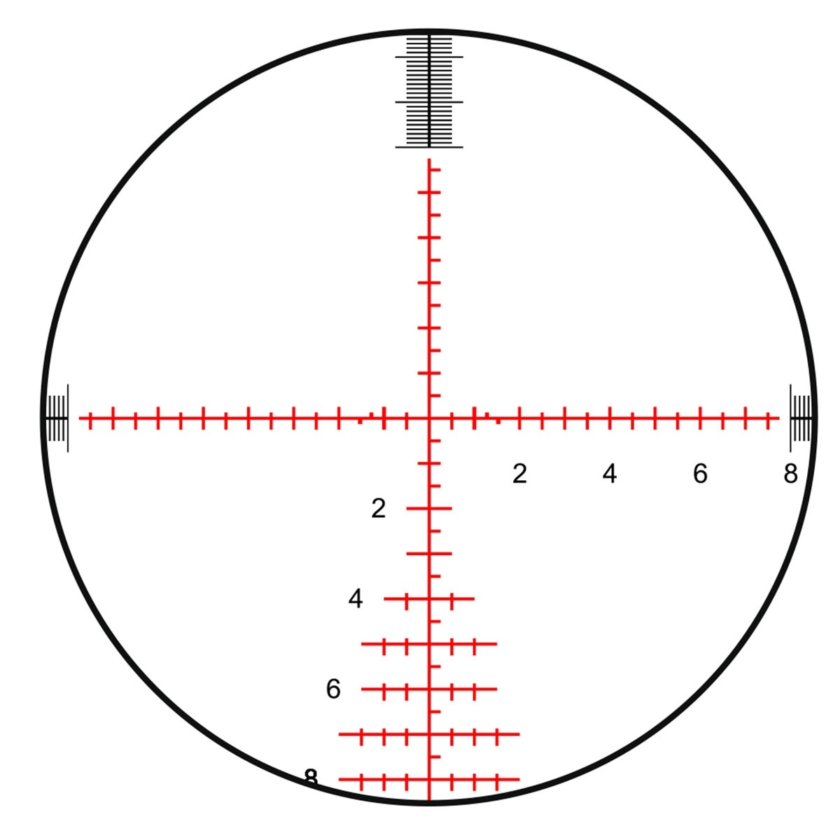 Bushnell Bushnell Elite Tactial DMR II 3.5-21X50 FFP illuminated G3 reticle (SKU ET36215GI) reticle