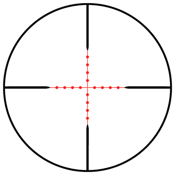 Bushnell Bushnell Tac Optics LRS 6-24×50 FFP Mildot illuminated reticle (SKU BT6245F) reticle