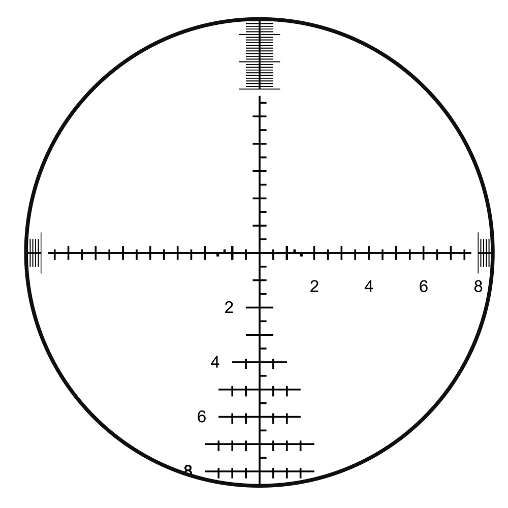 Bushnell Bushnell Elite Tactial DMR II 3.5-21X50 FFP G3 reticle (SKU ET36215G) reticle