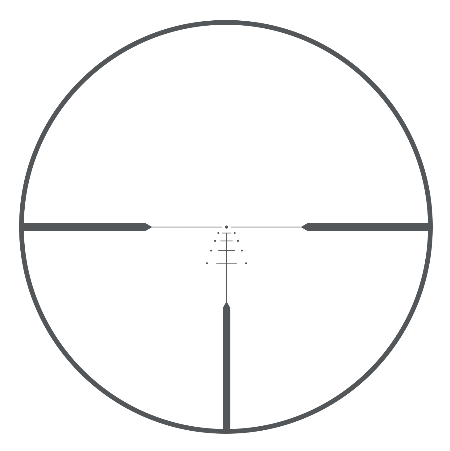 Bushnell Bushnell Elite Tactical SMRSII Pro 1-6.5×24 SFP Close Quarters Ballistic Drop Compensation reticle (SKU ET71624P) reticle