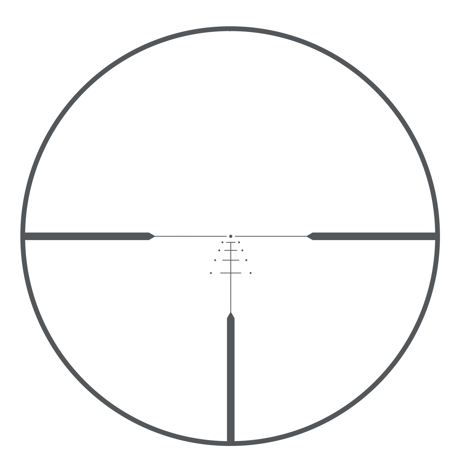 Bushnell Bushnell Elite Tactical SMRSII 1-6.5×24 SFP Close Quarters Ballistic Drop reticle (SKU ET71624P) reticle