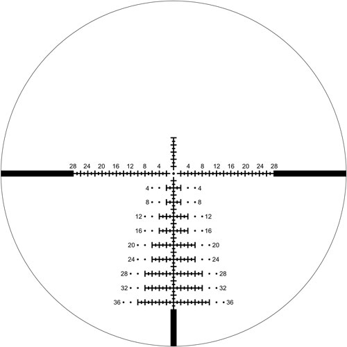Cabelas Cabelas Covenant 4-16 MOA SFP reticle reticle