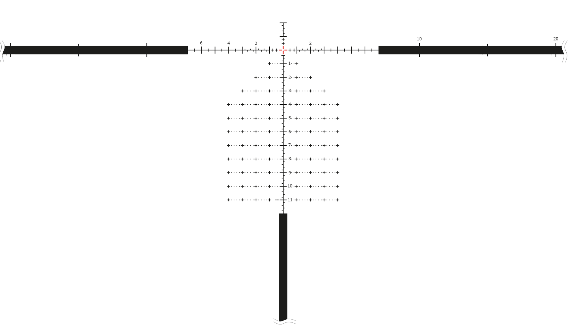 Delta Optical LRD-1T reticle
