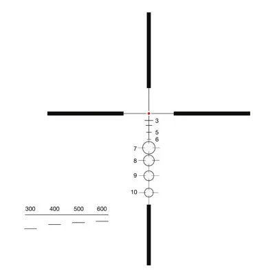 Elcan Elcan Specter DR DFOV14 5.56 NATO CX5395 reticle reticle