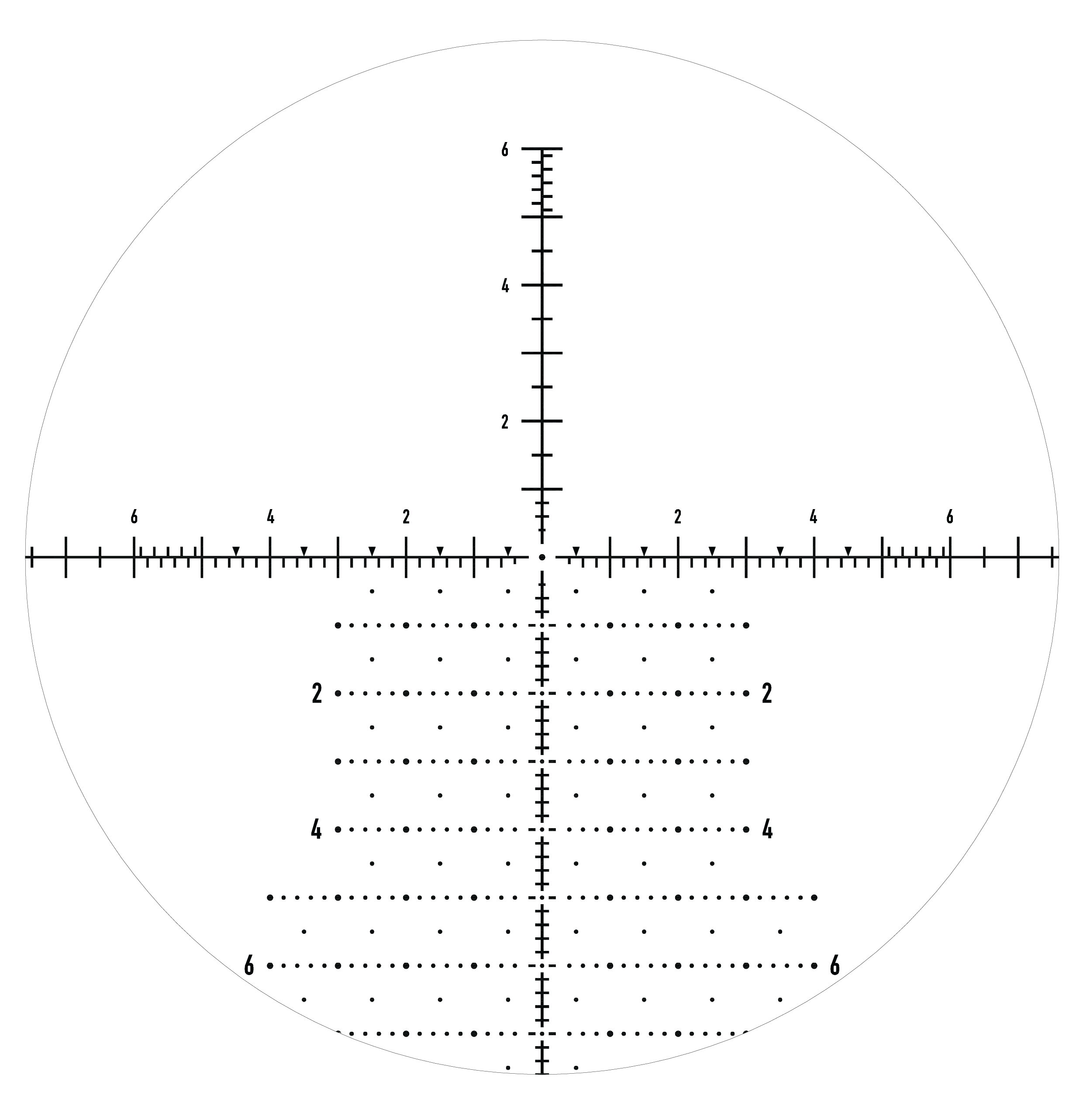 Element Optics APR-2D MRAD reticle