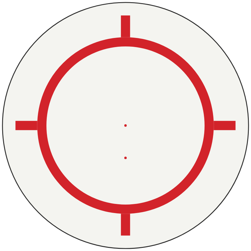 EOTech 2-Dot Speed Ring reticle