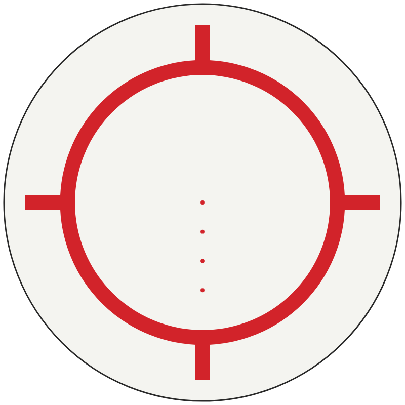 EOTech 4-Dot Speed Ring reticle