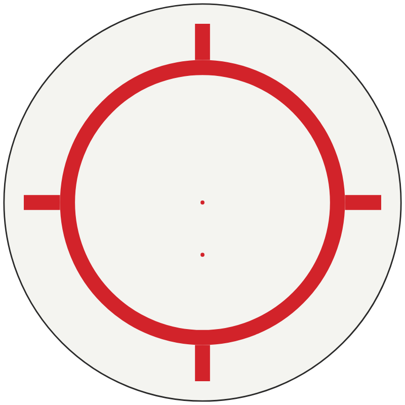 EOTech 300 Blackout reticle