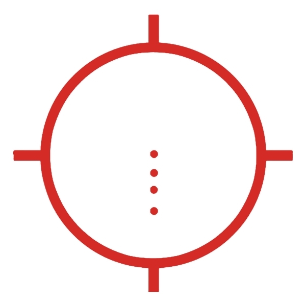 EOTech EOTech HWS-4 68 MOA circle Four 1 MOA dots reticle