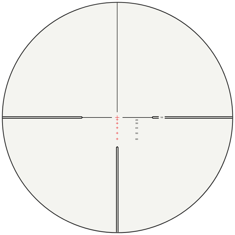 Hawke 223 308 Marksman 9x reticle