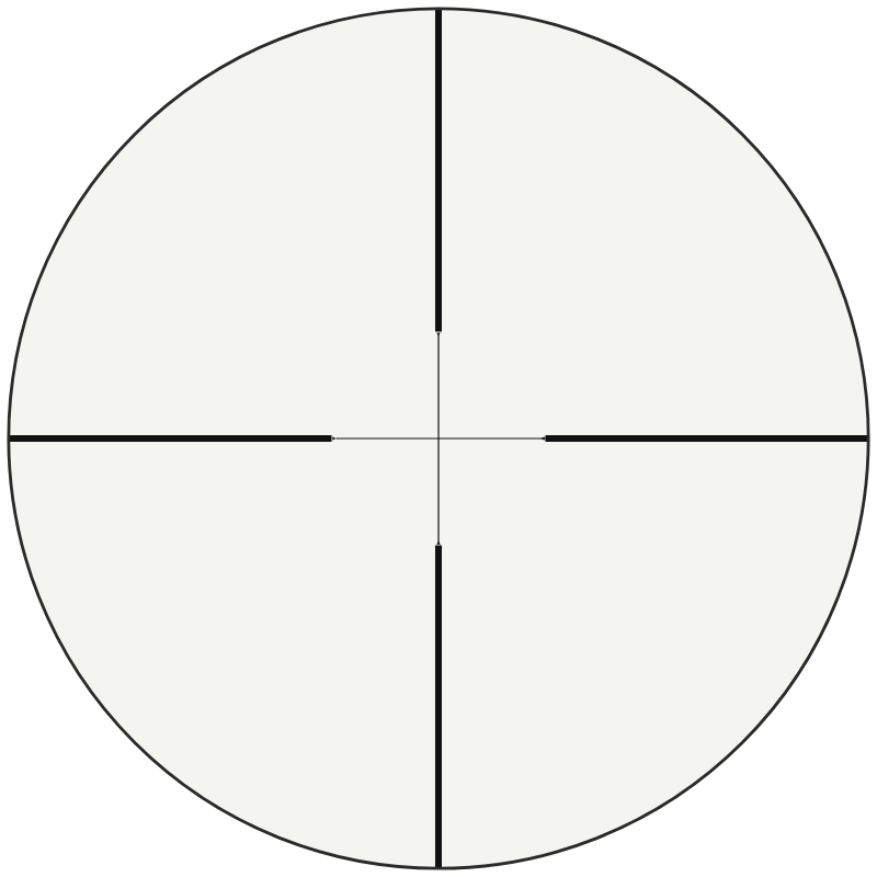 Hawke 30/30 Duplex reticle