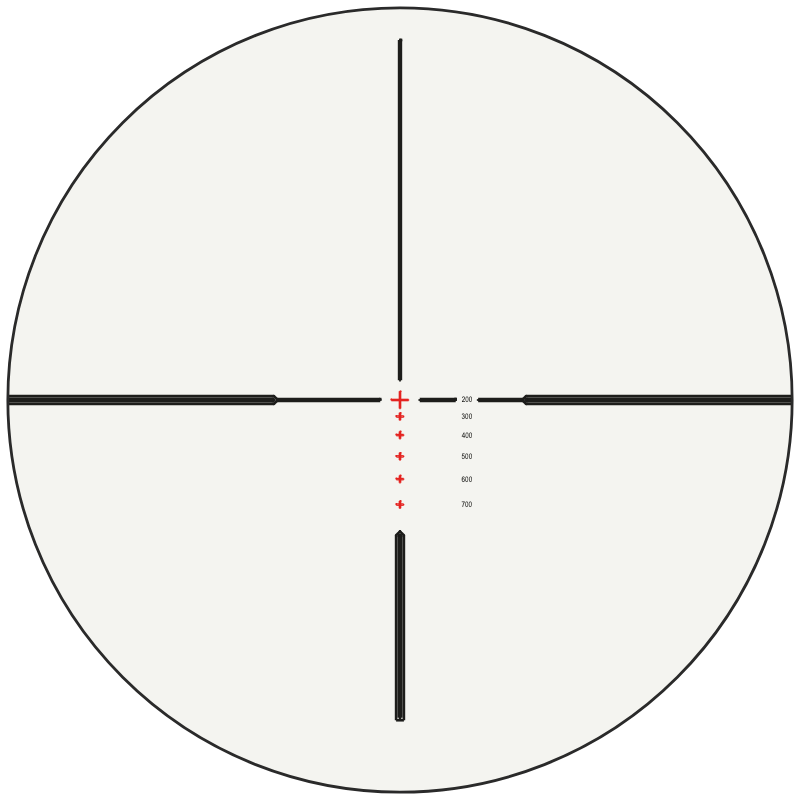 Hawke 6.5 Creedmoor Marksman 12x reticle