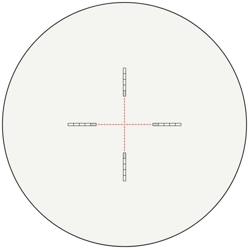 Hawke FFP Half MIL Dot 16x reticle