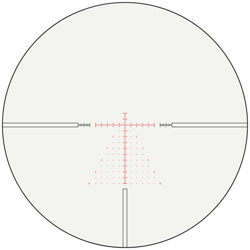 Hawke FFP MIL Pro 15x reticle