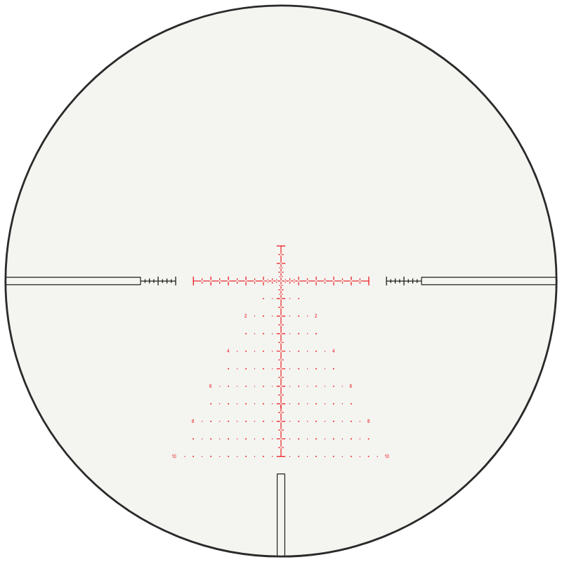 Hawke FFP MIL Pro 20x reticle