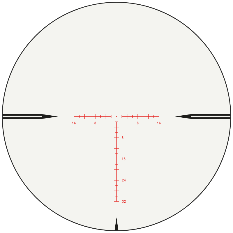 Hawke FFP MOA Hunter 25x reticle