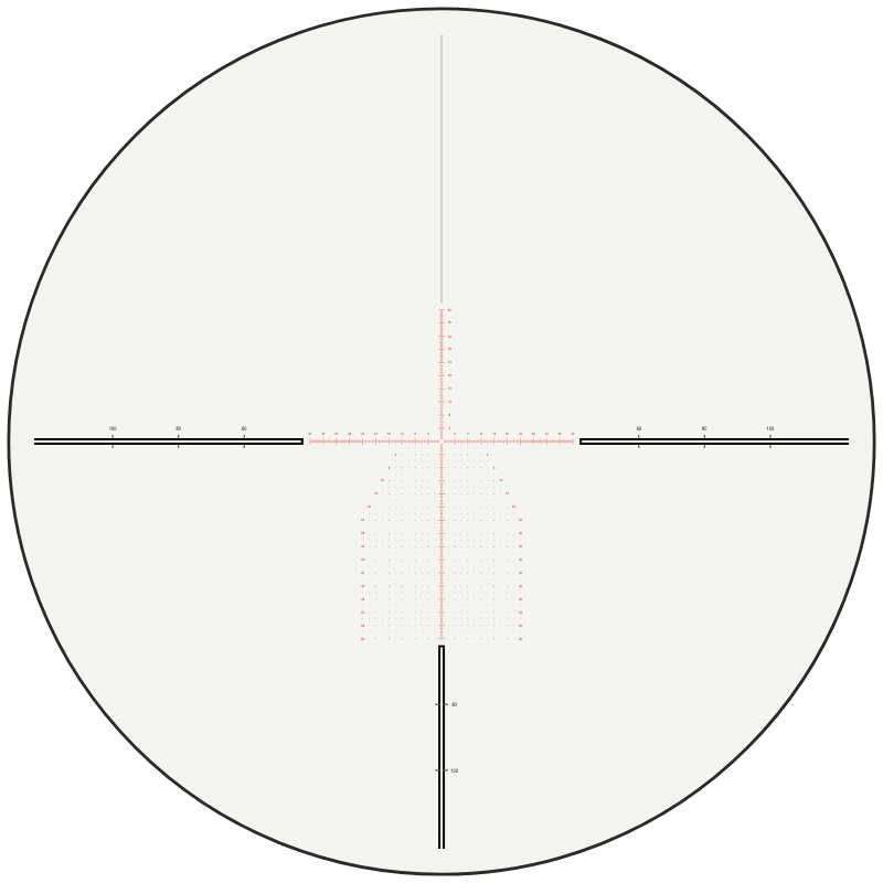 Hawke FFP MOA Pro Ext 30x reticle