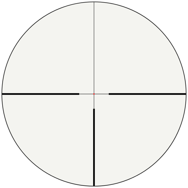 Hawke L4A FD (4x) reticle